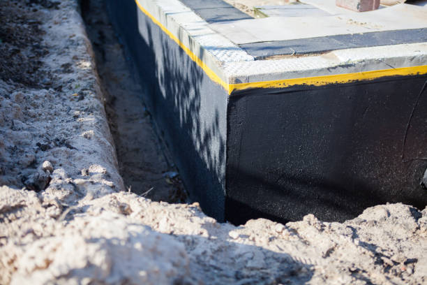 Professional Waterproofing technician working in Hillsdale, IN